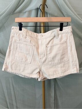 We The Free Cream Jean Shorts